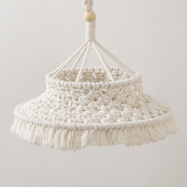 Macrame light shade Braided Chandelier By Hand Braided Bohemian