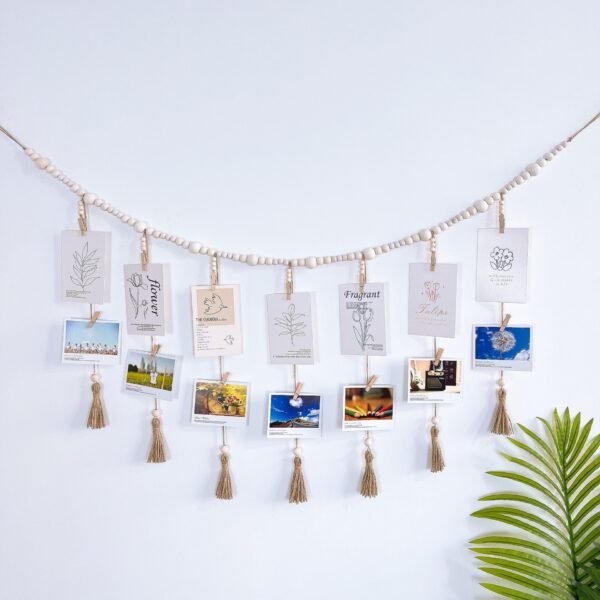 Macrame Storage Photo Hook