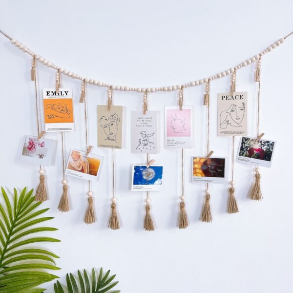 Macrame Storage Photo Hook