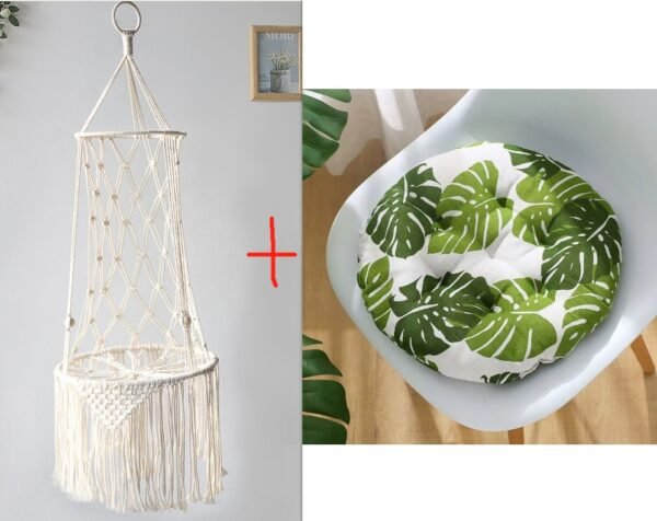 Macrame Hanging Pet Bed Swing