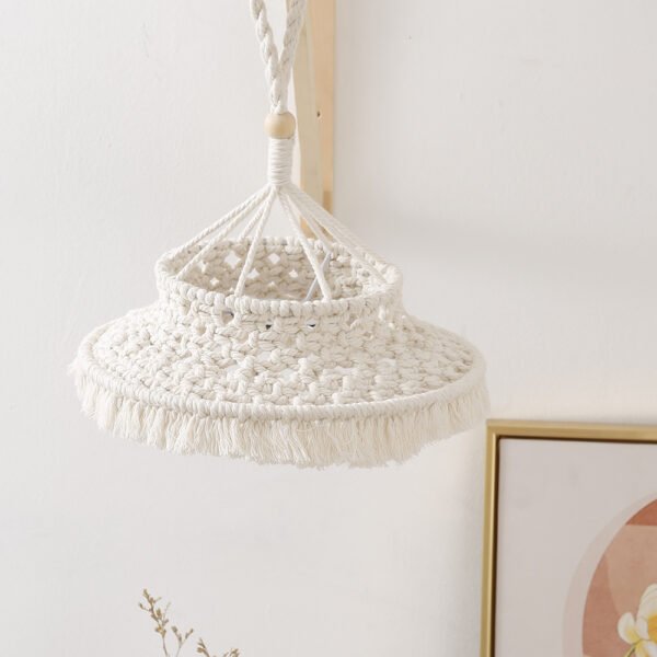 Macrame light shade Braided Chandelier By Hand Braided Bohemian