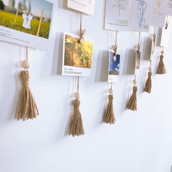 Macrame Storage Photo Hook