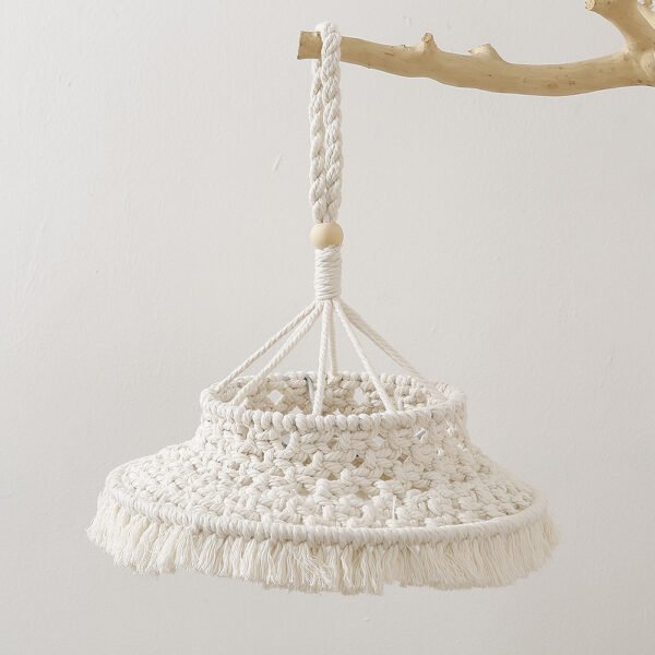 Macrame light shade Braided Chandelier By Hand Braided Bohemian